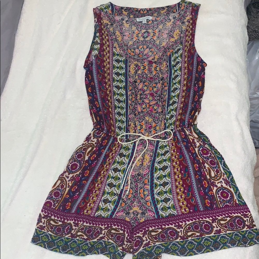 Patrons of Peace XS multicolored romper